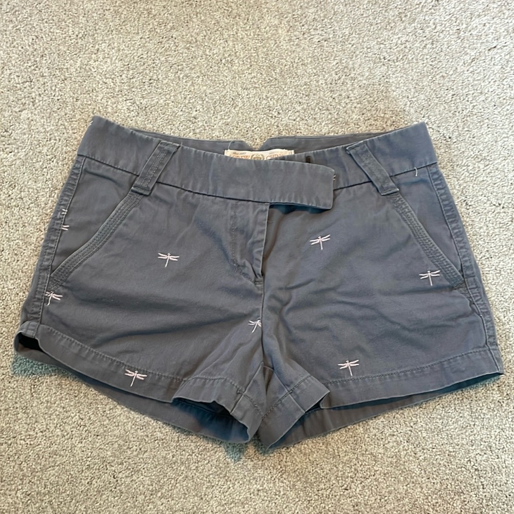 Grey J Crew Chino shorts